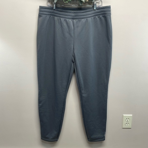 NWT Eddie Bauer Freeheat Heatraiser Fleece Lined Elastic Waist Pants Cinder L - Picture 1 of 16